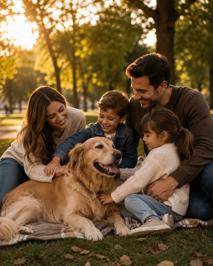 A family sharing care and connection
